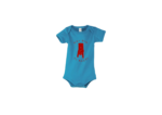 Body E Corne bleu Manches courtes
