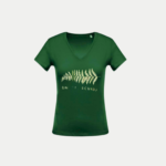 T-SHIRT FEMME - A FILETTA Vert Col V