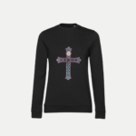 SWEAT FEMME - CROIX BRODÉE