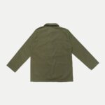 Dos du Bleu de Chine pour enfant vierge sans flocage – coloris kaki naturel