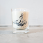 Bougie Madonuccia blanche petit format pour prier et veiller a sainte protectrice d'Ajaccio