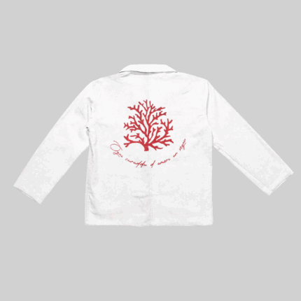 Bleu de Chine Curaddu Paillettes - Blanc
