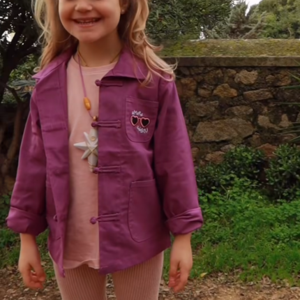 Bleu de Chine corse pour enfant violet Amore Subitu