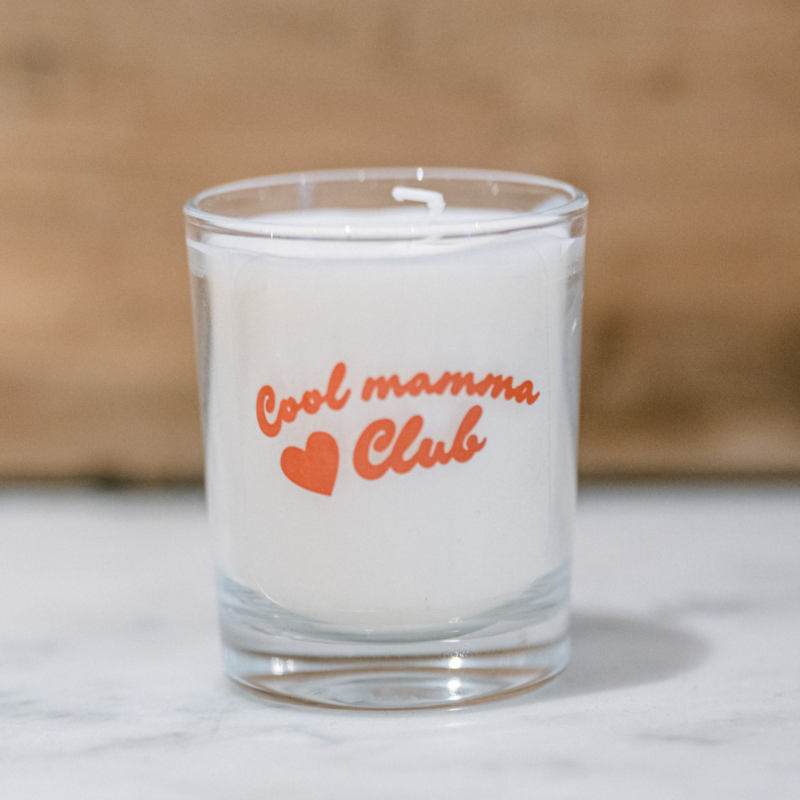 Bougie verre "Cool Mamma Club" – cadeau fête des mères original L'Oru Corse