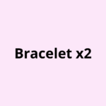 Bracelet x2 - Bouton caisse