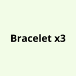 Bracelet x3 - Bouton caisse